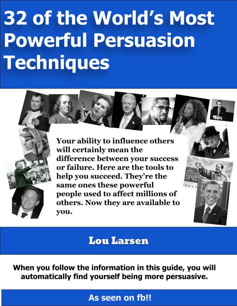 Persuasion techniques